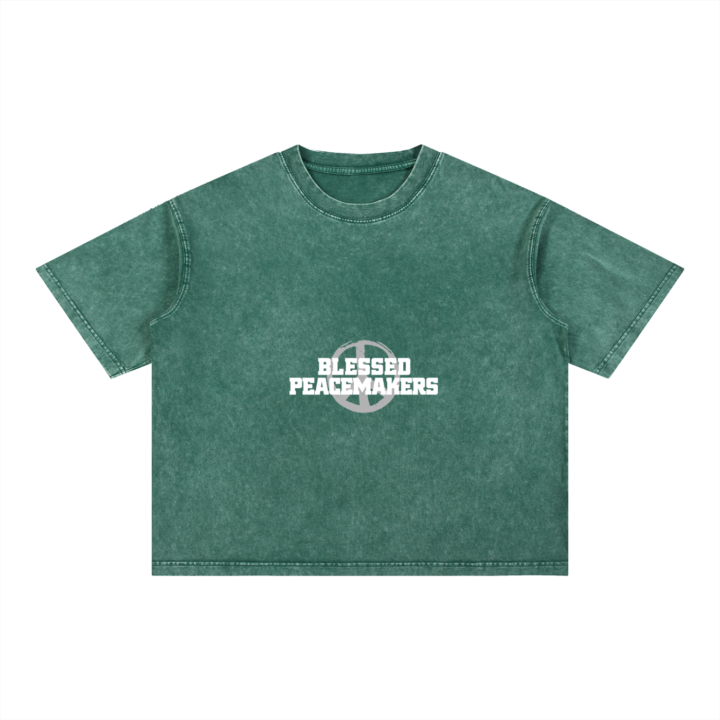 Mineral Wash Boxy Cotton T-Shirt