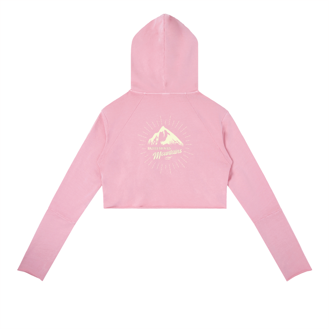 Vintage Washed Raw Edge Hoodie